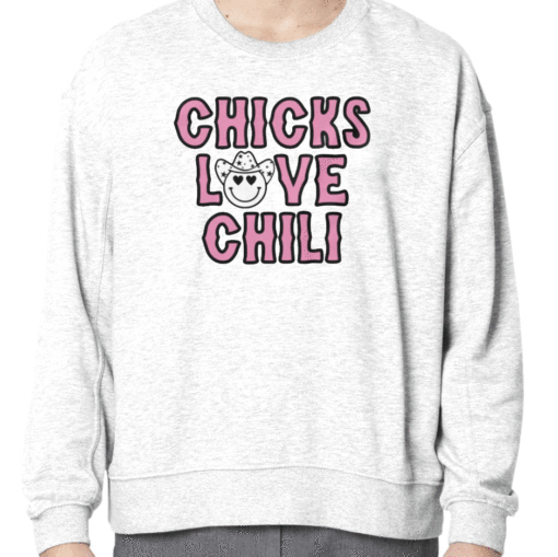 Chicks Love Chili Cropped 2023 Shirt