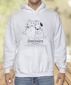 Confidante Best Friend Forever Cat And Dog Shirt