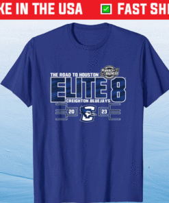 2023 Creighton Bluejays Elite 8 Basketball Royal Shirts