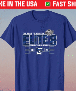 2023 Creighton Bluejays Elite 8 Basketball Royal Shirts