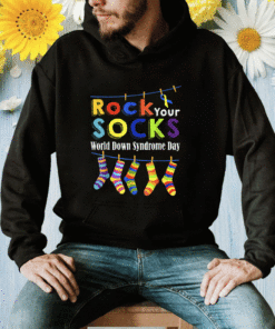 Cute Rock Your Socks 3 21 Trisomy 21 World Down Syndrome Day T-Shirt