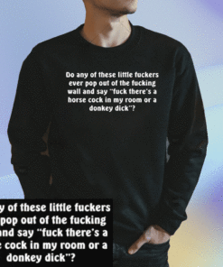 Do Any Of These Little Fuckers Ever Pop Out Of The Fucking Wall T-Shirt