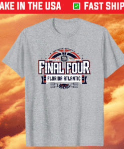 2023 Florida Atlantic Owls Final Four Basketball Bold Gray Shirts