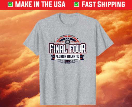 2023 Florida Atlantic Owls Final Four Basketball Bold Gray Shirts