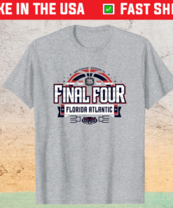 2023 Florida Atlantic Owls Final Four Basketball Bold Gray Shirts