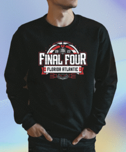 2023 Florida Atlantic Owls Final Four Basketball Bold Navy T-Shirt
