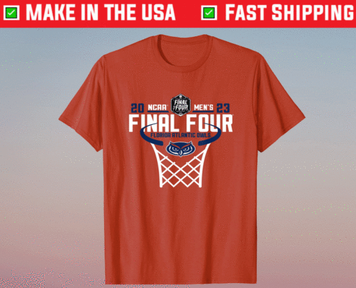 Florida Atlantic Owls Final Four 2023 Basketball Net Red Shirt