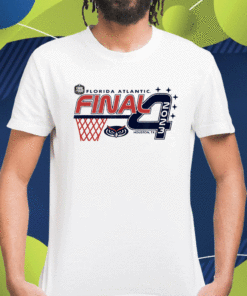 Florida Atlantic Owls Final Four 2023 Basketball White Shirt