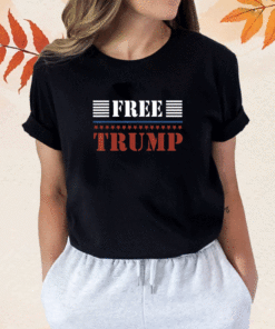 Free Donald Trump Support Pro Trump American Flag 2023 Shirts