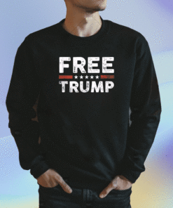 Free Trump Support Pro Trump American Flag Shirt