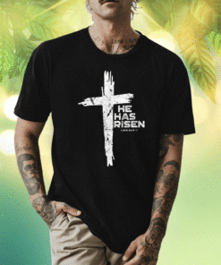 Vintage Happy Easter Jesus He Has Risen Religious Christian 2023 Shirt