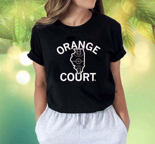 2023 Illinois Orange Court T-Shirt