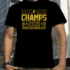 2023 Iowa WBB Back2Back B1G Tournament Champs T-Shirt
