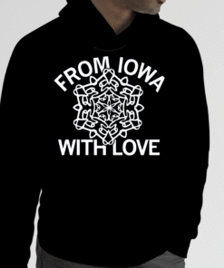 SNOWFLAKES FROM IOWA WITH LOVE SHIRT