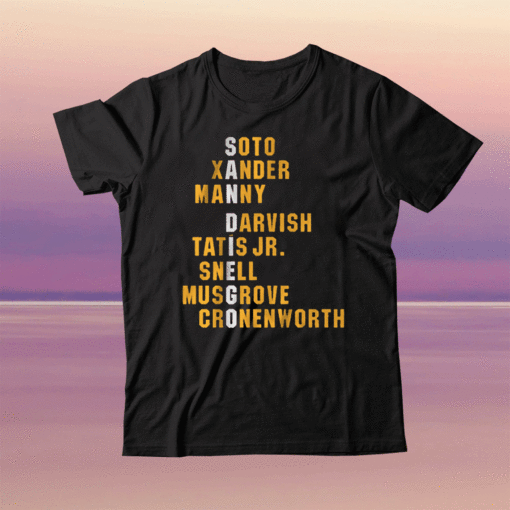 2023 San Diego Names T-Shirt