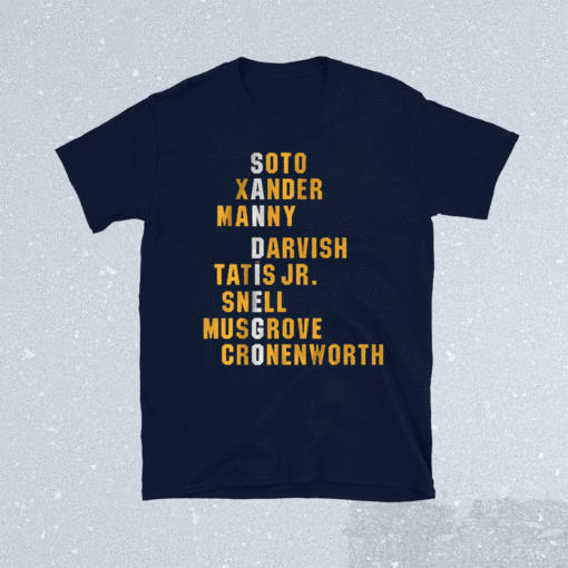 2023 San Diego Names T-Shirt