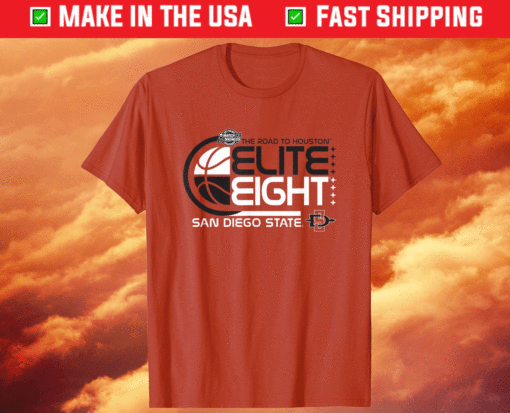 2023 San Diego State Aztecs Elite 8 Basketball March Madness Shirts