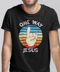 Vintage One Way Jesus Shirts
