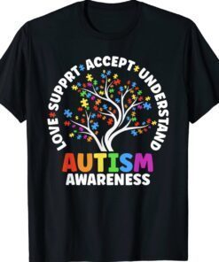 Shirt Autism Shirt Love Accept Support Autistic Autism Awareness 2023