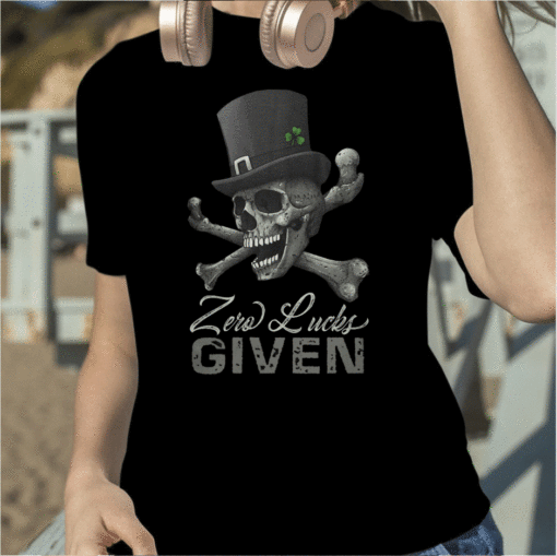 Skull Zero lucks given t-shirt