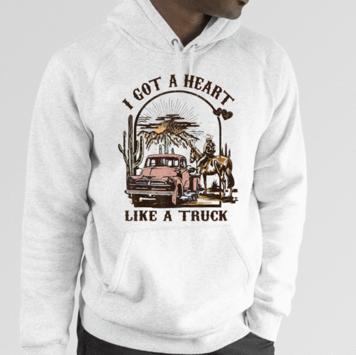 2023 Western Sunset Cowgirl I Got A Heart Like A Truck Shirt