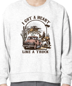 2023 Western Sunset Cowgirl I Got A Heart Like A Truck Shirt