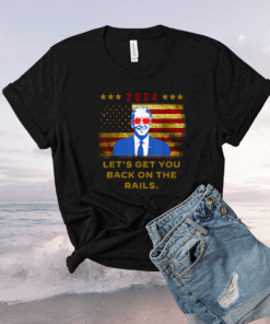 Let's Get You Back On The Rails Joe Biden Dark Brandon Meme Official T-Shirt