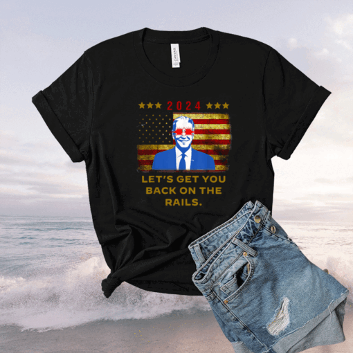 Let's Get You Back On The Rails Joe Biden Dark Brandon Meme Official T-Shirt