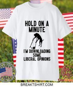 Funny my dog hates liberal quote my dog anti joe biden idiot Premium T-Shirt