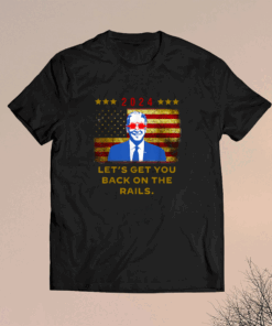 Let's Get You Back On The Rails Joe Biden Dark Brandon Meme Official T-Shirt