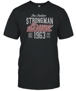 Fightful Wrestling The Italian Strongman Bruno Sammartino 1963 Vintage T-Shirt
