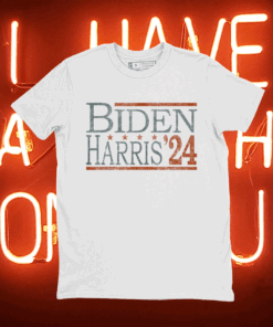 Re-Elect Biden 2024 for Democrats Biden Harris 2024 Vintage T-Shirt