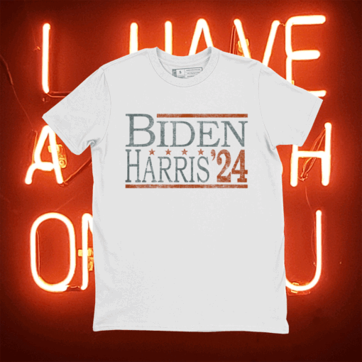 Re-Elect Biden 2024 for Democrats Biden Harris 2024 Vintage T-Shirt