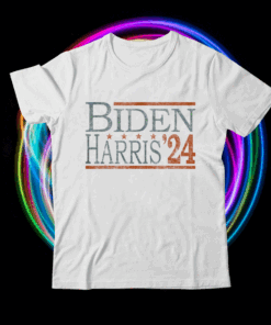 Re-Elect Biden 2024 for Democrats Biden Harris 2024 Vintage T-Shirt