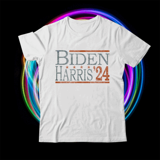 Re-Elect Biden 2024 for Democrats Biden Harris 2024 Vintage T-Shirt