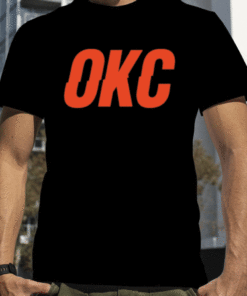 Mark Daigneault Wearing OKC 2023 T-Shirt