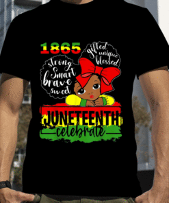 Black Girl Juneteenth 1865 Celebrate Indepedence Day Kids Official T-ShirtBlack Girl Juneteenth 1865 Celebrate Indepedence Day Kids Official T-Shirt