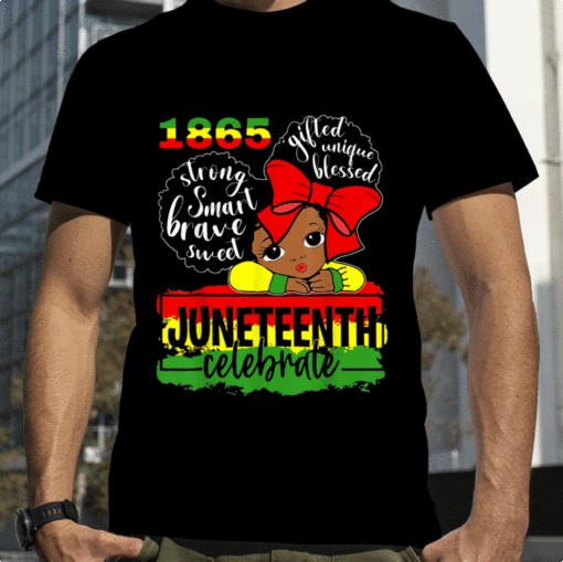 Black Girl Juneteenth 1865 Celebrate Indepedence Day Kids Official T-ShirtBlack Girl Juneteenth 1865 Celebrate Indepedence Day Kids Official T-Shirt