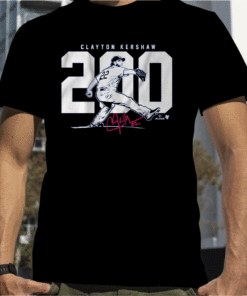 CLAYTON KERSHAW: 200 RETRO T-SHIRT