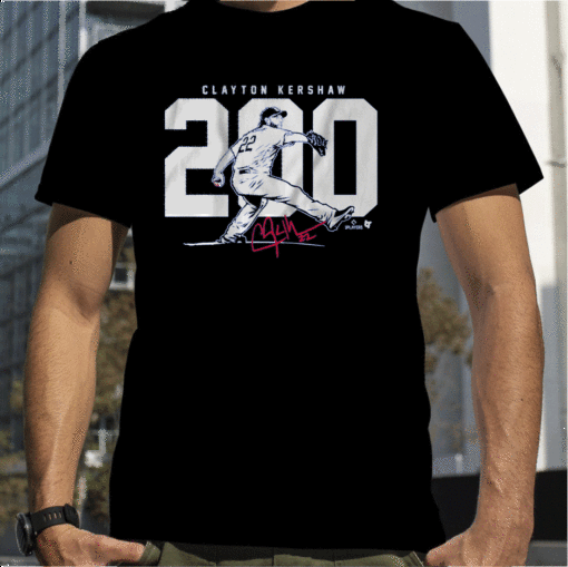 CLAYTON KERSHAW: 200 RETRO T-SHIRT