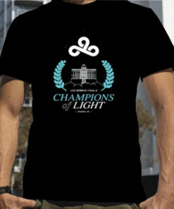 Cloud9 2023 Lcs Spring Champions Of Light Tee Shirts