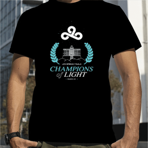 Cloud9 2023 Lcs Spring Champions Of Light Tee Shirts