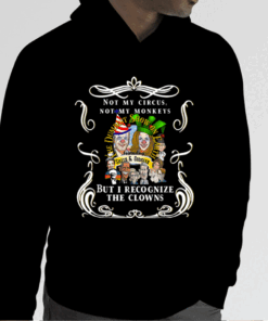 Biden Clown Circus Dumbest Obama Fauci AOC Funny Trump 2024 Shirts