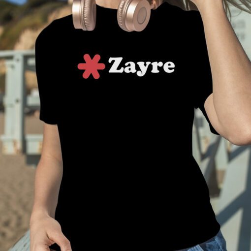 White Logo Zayre Department Store Gift Shirt