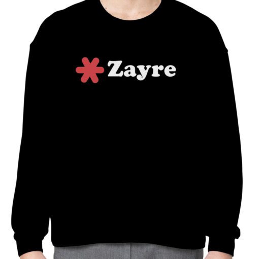 White Logo Zayre Department Store Gift Shirt