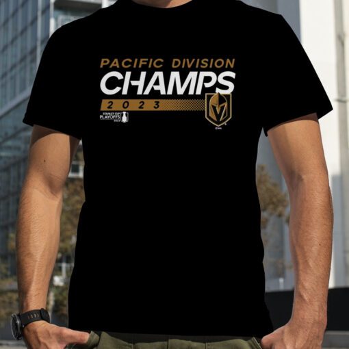 Vegas Golden Knights 2023 Pacific Division Champions Tee Shirt