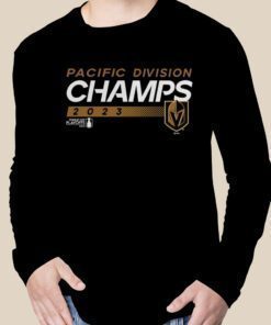 Vegas Golden Knights 2023 Pacific Division Champions Tee Shirt
