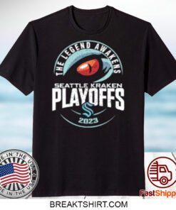 Buoy Wearing The Legend Awakens Seattle Kraken Playoffs 2023 Vintage T-Shirt