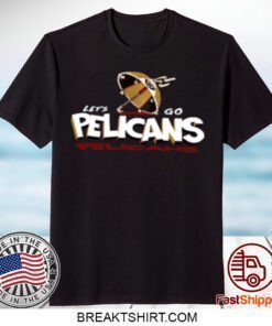 Naji Wearing Let's Go Pelicans Vintage T-Shirt