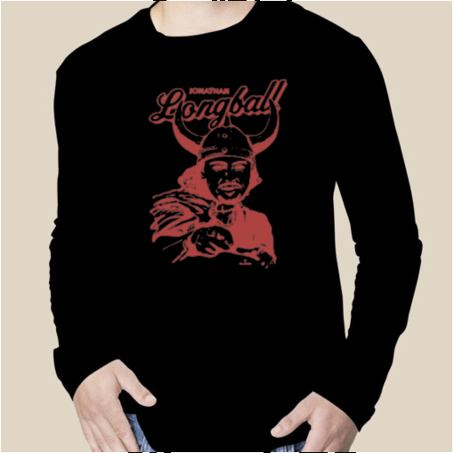 Cincyshirts Jonathan Longball Retro T-Shirt